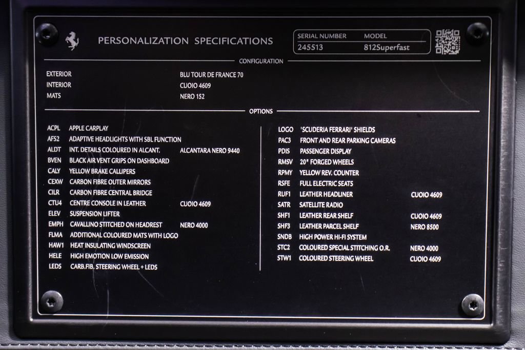 Certified 2019 Ferrari 812 Superfast image 58