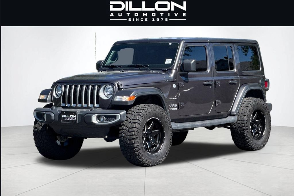 Used 2021 Jeep Wrangler Unlimited Sahara w/ Uconnect 4C Nav & Sound Group AWD/4WD image 8