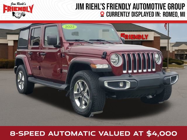 Used 2022 Jeep Wrangler Unlimited Sahara w/ Cold Weather Group