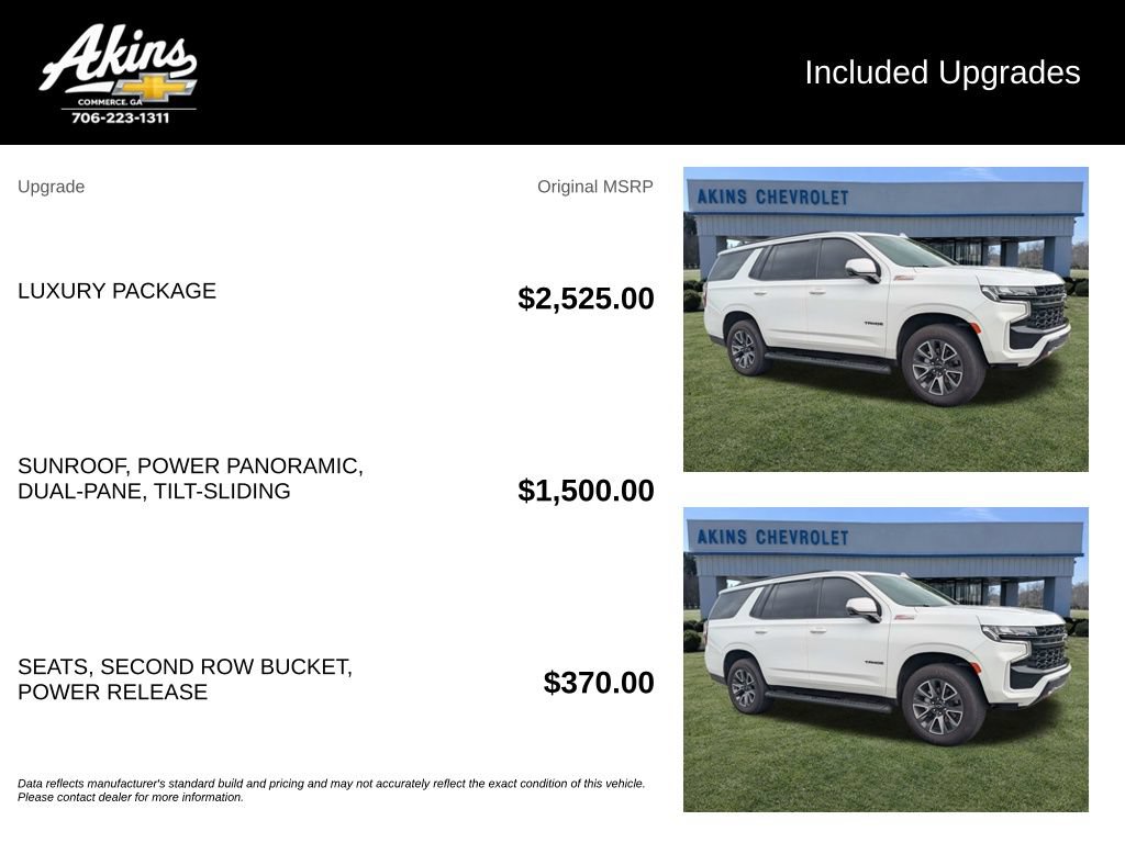 Certified 2023 Chevrolet Tahoe Z71 w/ Luxury Package AWD/4WD image 5