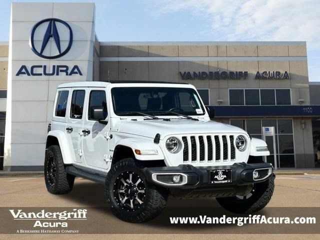 Used 2021 Jeep Wrangler Unlimited Sahara w/ Cold Weather Group AWD/4WD image 1