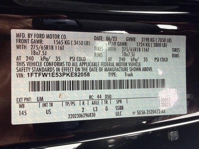 Used 2023 Ford F150 XLT w/ Equipment Group 302A High AWD/4WD image 23