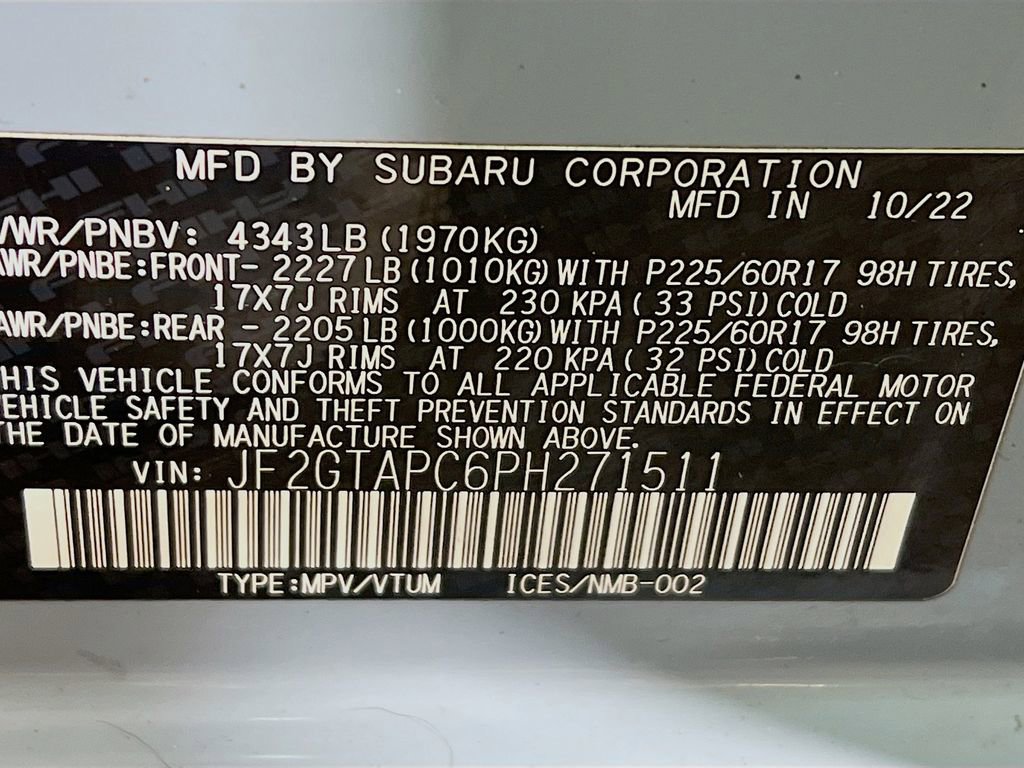 Used 2023 Subaru Crosstrek 2.0i Premium image 27