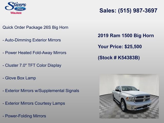 Used 2019 RAM 1500 Big Horn image 15