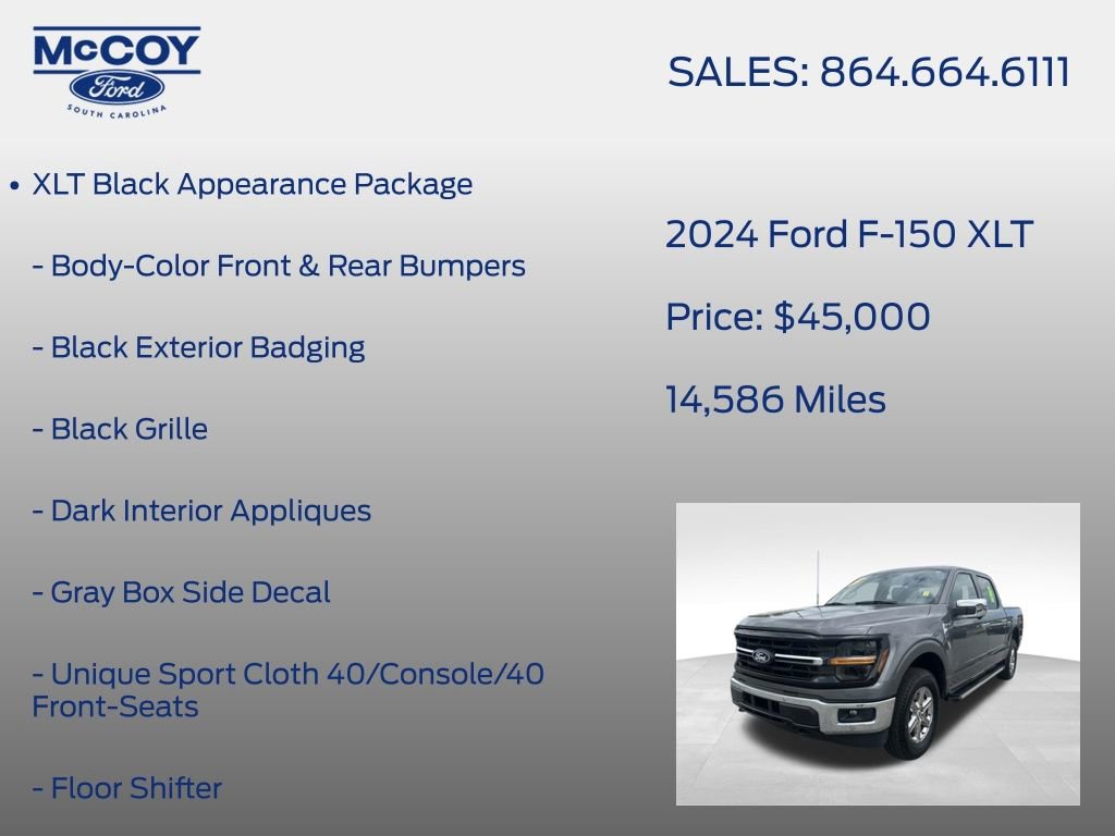 Used 2024 Ford F150 XLT w/ Equipment Group 302A MID image 7