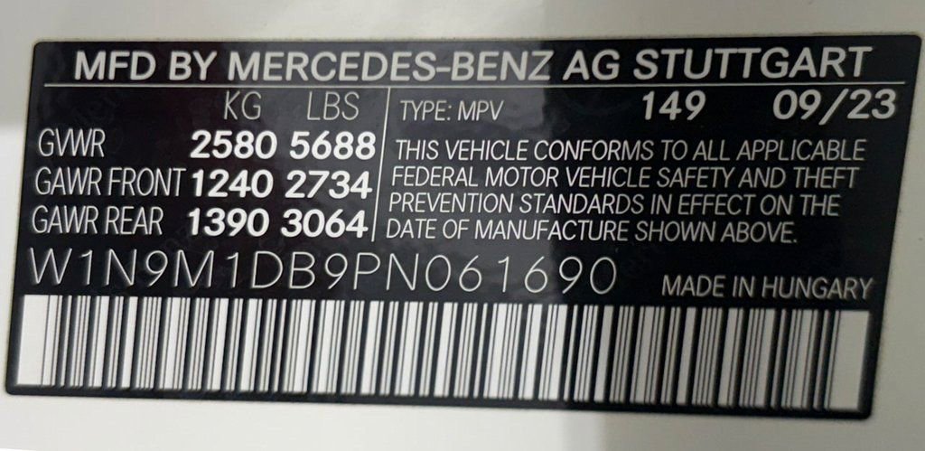 Certified 2023 Mercedes-Benz EQB 350 4MATIC SUV w/ AMG Night Package image 35