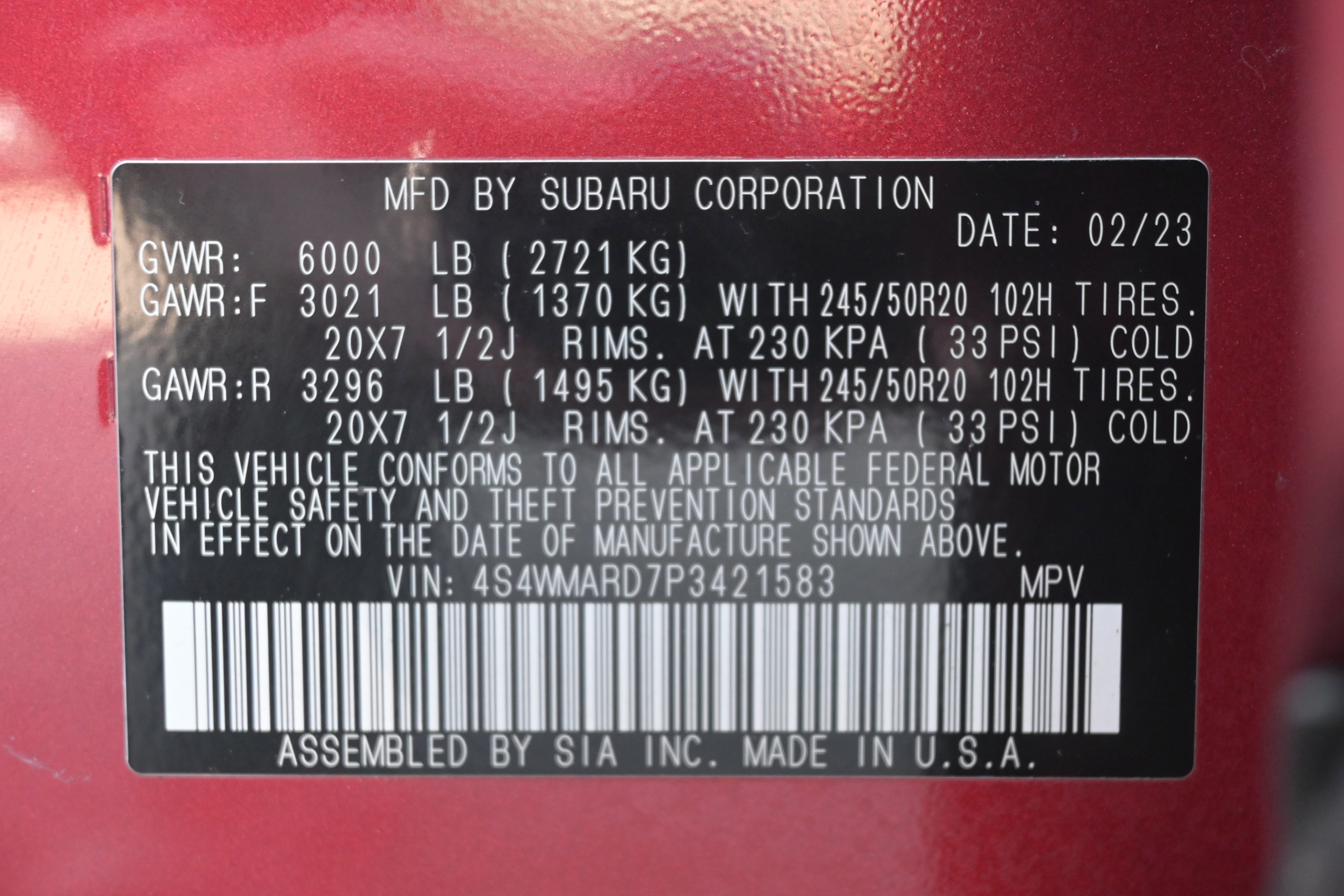 Certified 2023 Subaru Ascent Limited w/ Technology Package image 37