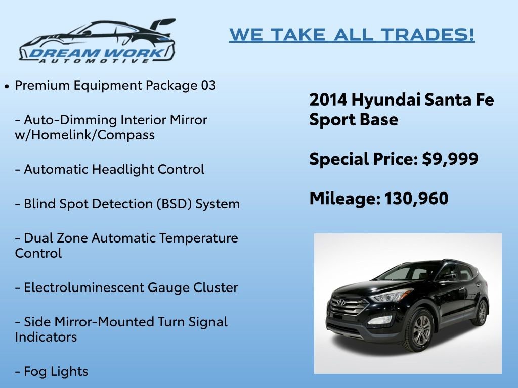 Used 2014 Hyundai Santa Fe Sport w/ Premium Equipment Package 03 image 2
