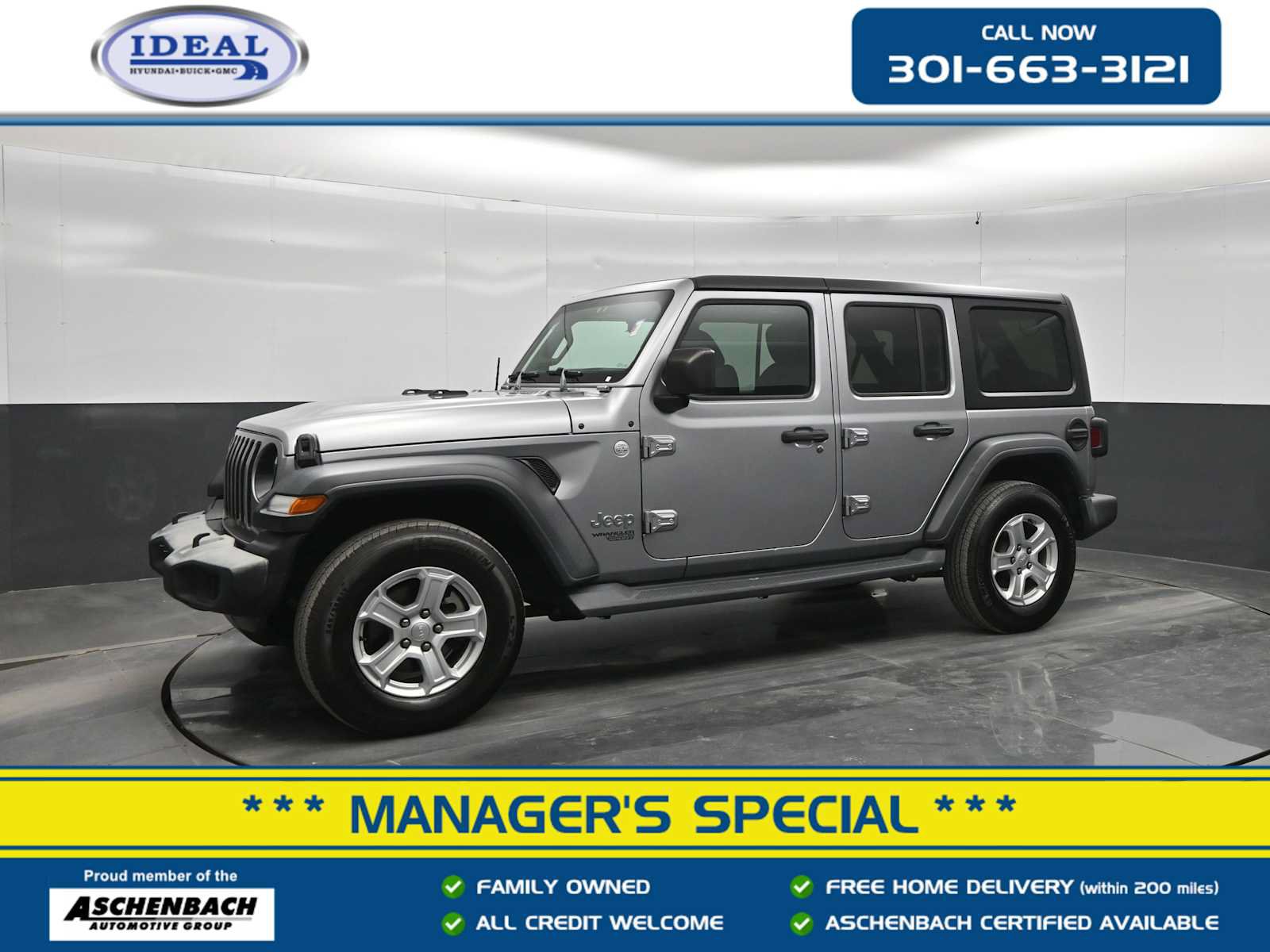 Used 2018 Jeep Wrangler Unlimited Sport S AWD/4WD image 1