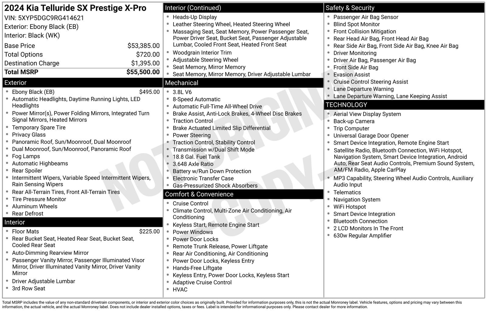 Certified 2024 Kia Telluride SX Prestige X-Pro AWD/4WD image 34