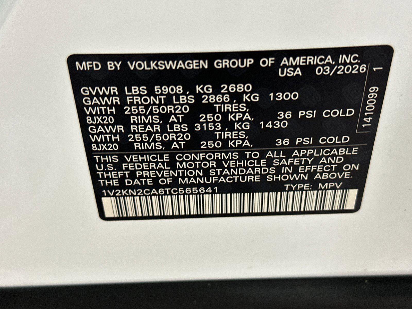 New 2026 Volkswagen Atlas SE AWD/4WD image 27