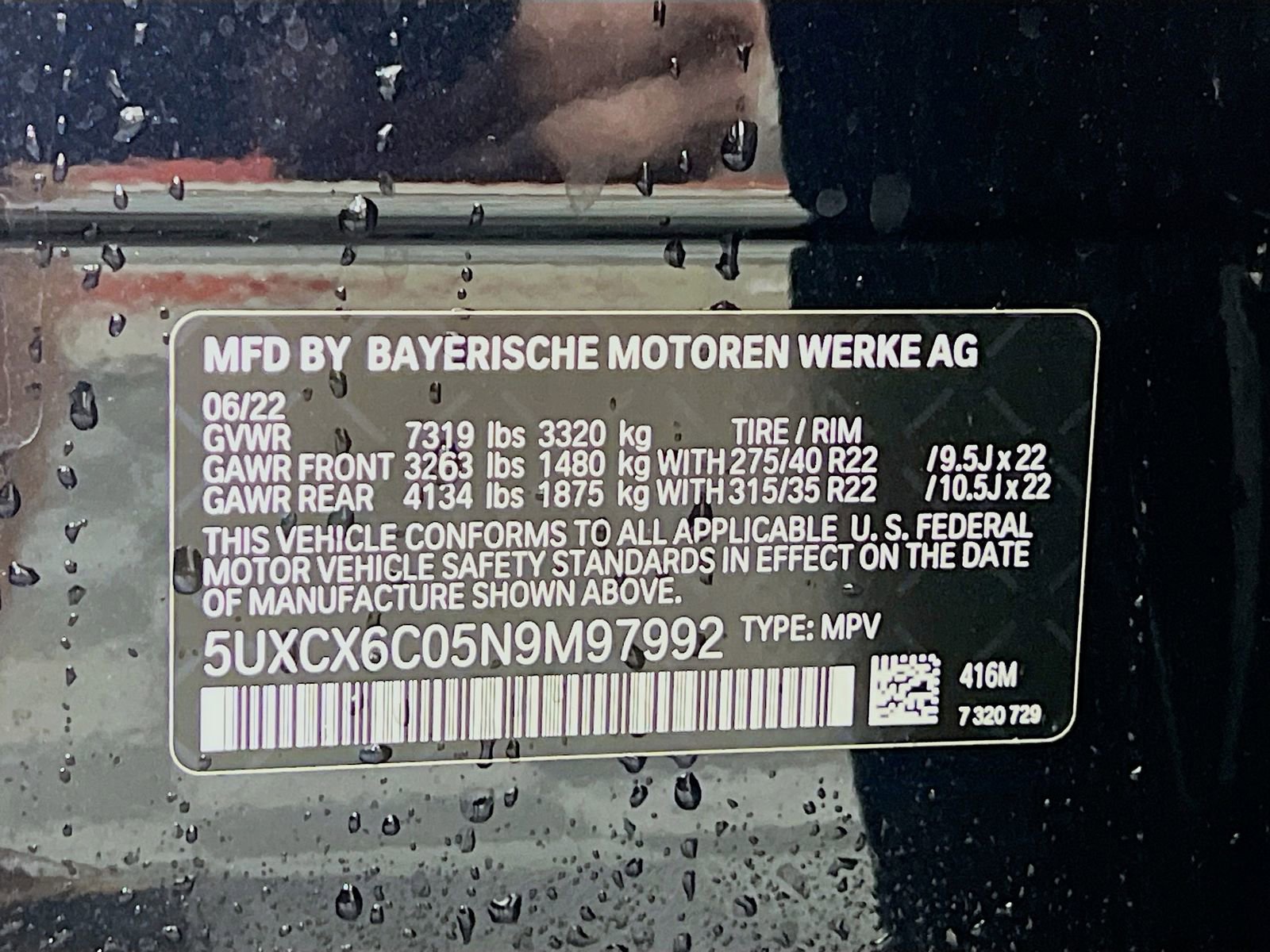 Used 2022 BMW X7 M50i AWD/4WD image 37