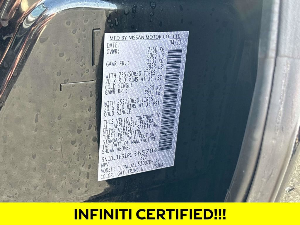 Certified 2023 INFINITI QX60 Luxe w/ Performance Audio Package image 32