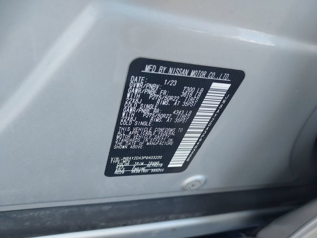 Used 2023 Nissan Armada Platinum w/ Captain's Chairs Package RWD image 27