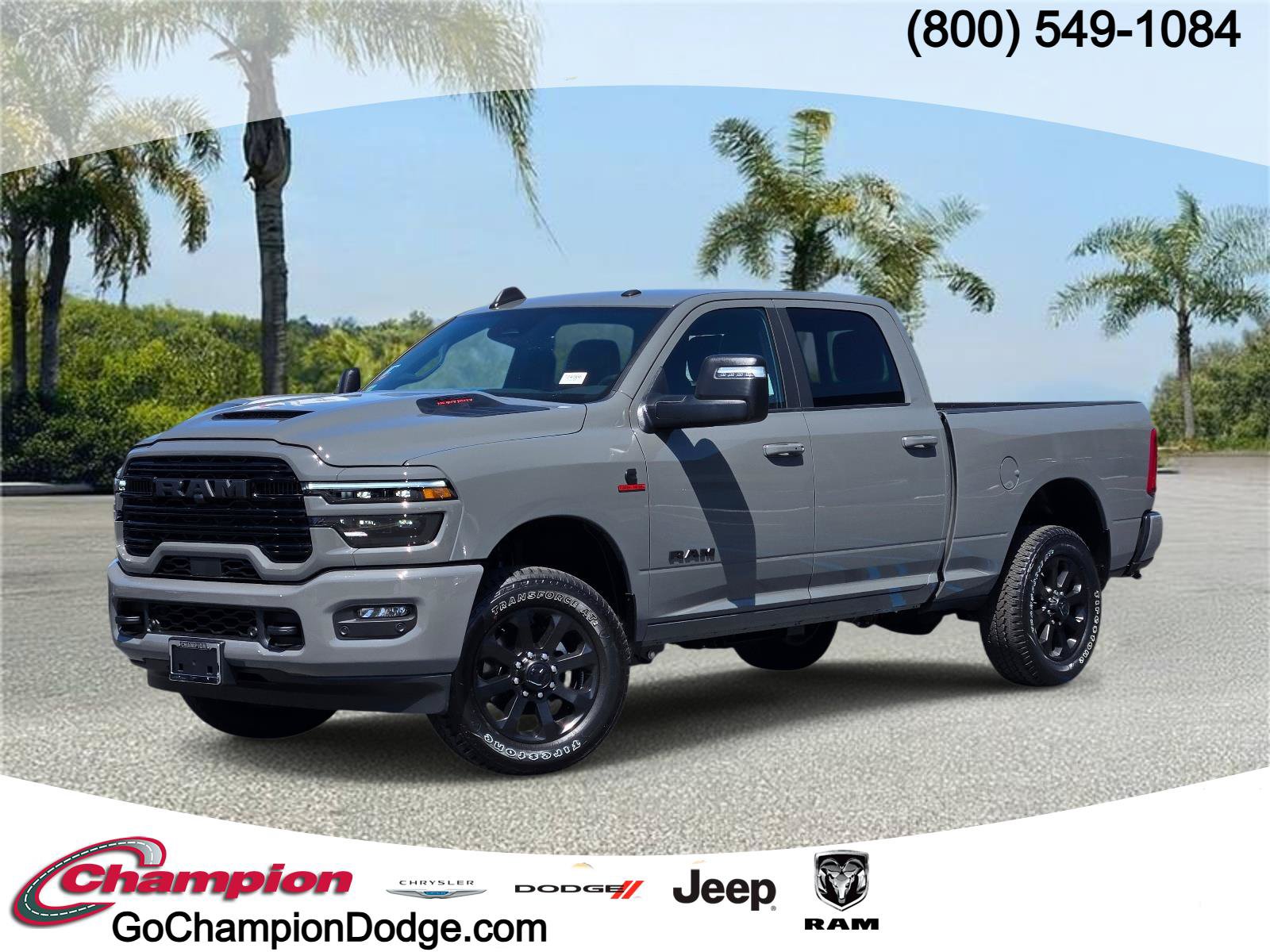 New 2026 RAM 3500 Laramie w/ Night Edition AWD/4WD image 1