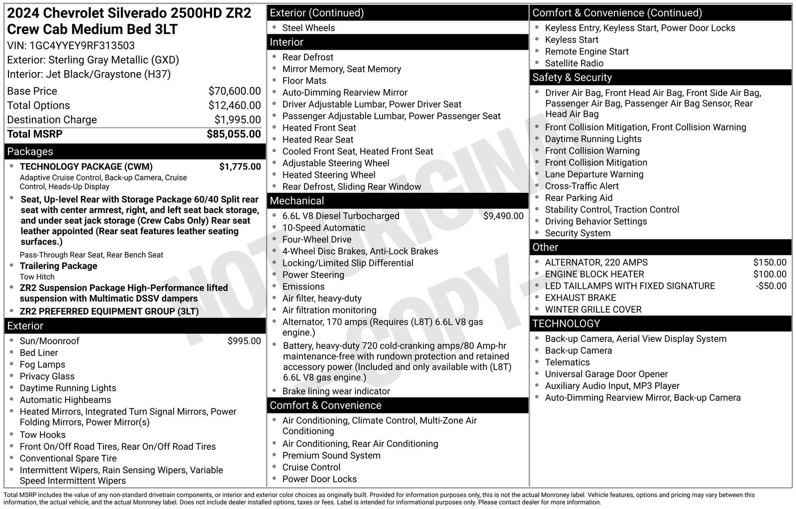 Used 2024 Chevrolet Silverado 2500 ZR2 w/ Technology Package image 20