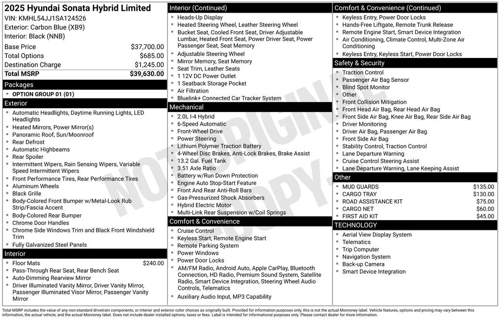 New 2025 Hyundai Sonata Limited image 5