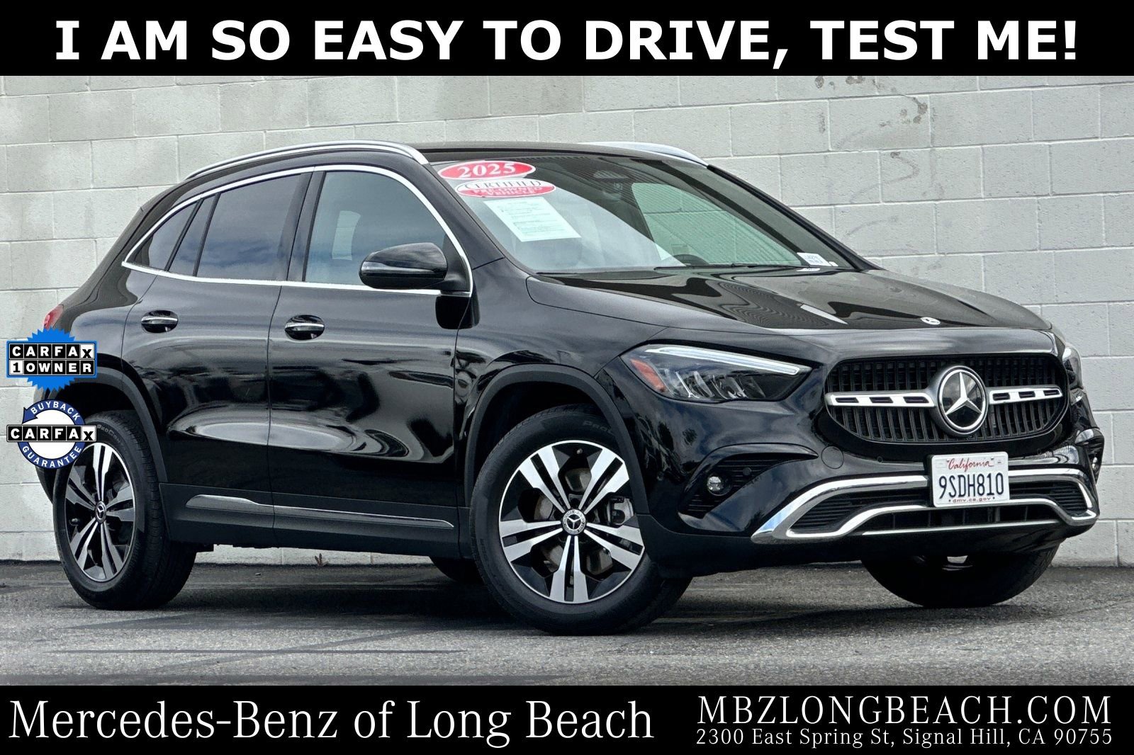 Certified 2025 Mercedes-Benz GLA 250 image 1