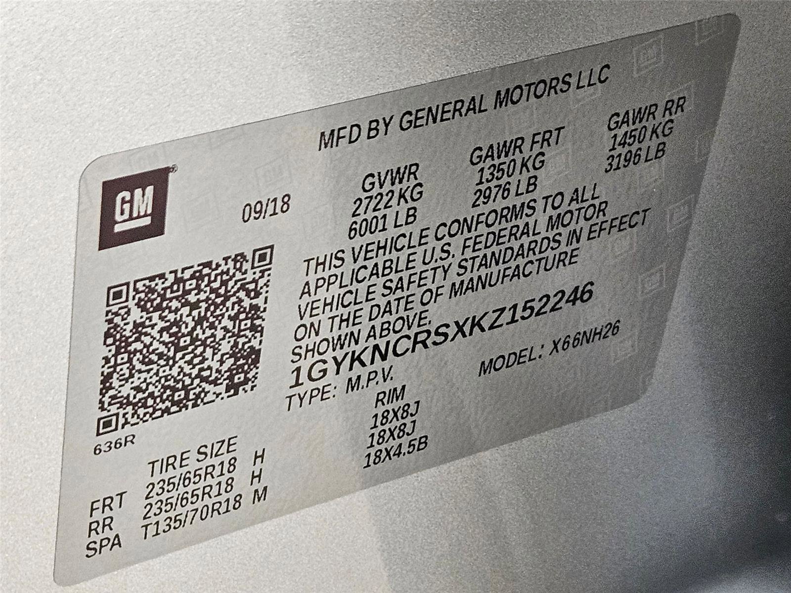 Used 2019 Cadillac XT5 Luxury FWD image 30