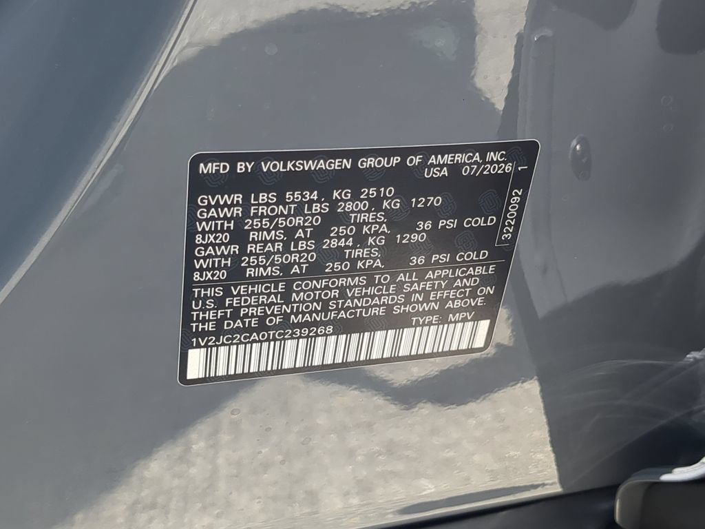 New 2026 Volkswagen Atlas Cross Sport SE FWD image 34