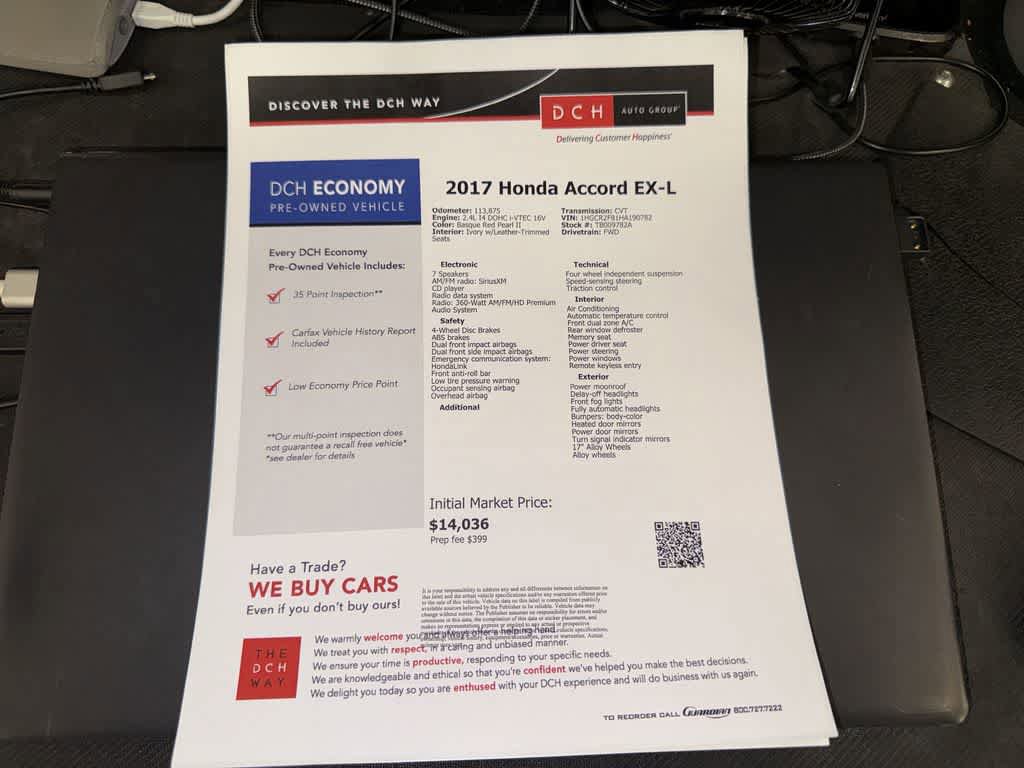 Used 2017 Honda Accord EX-L image 13