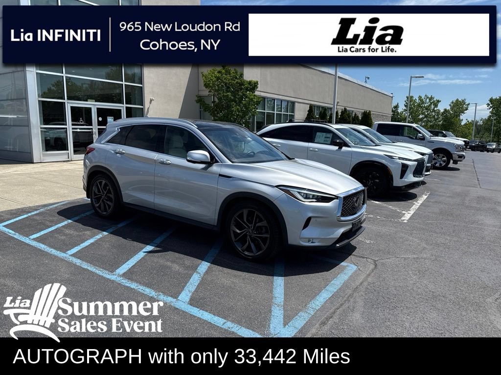 Used 2021 INFINITI QX50 Autograph w/ Premium White Leather Package