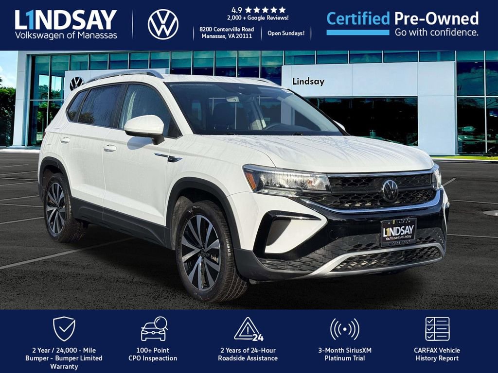 Certified 2022 Volkswagen Taos SE w/ Panoramic Sunroof Package
