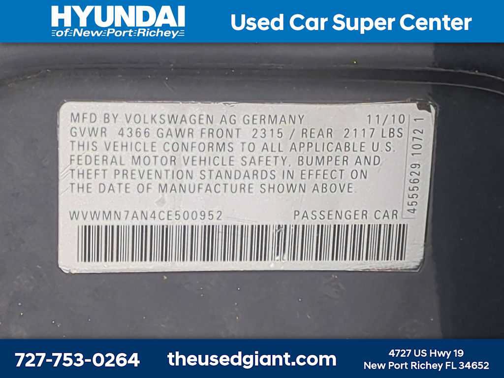Used 2012 Volkswagen CC Sport FWD image 26