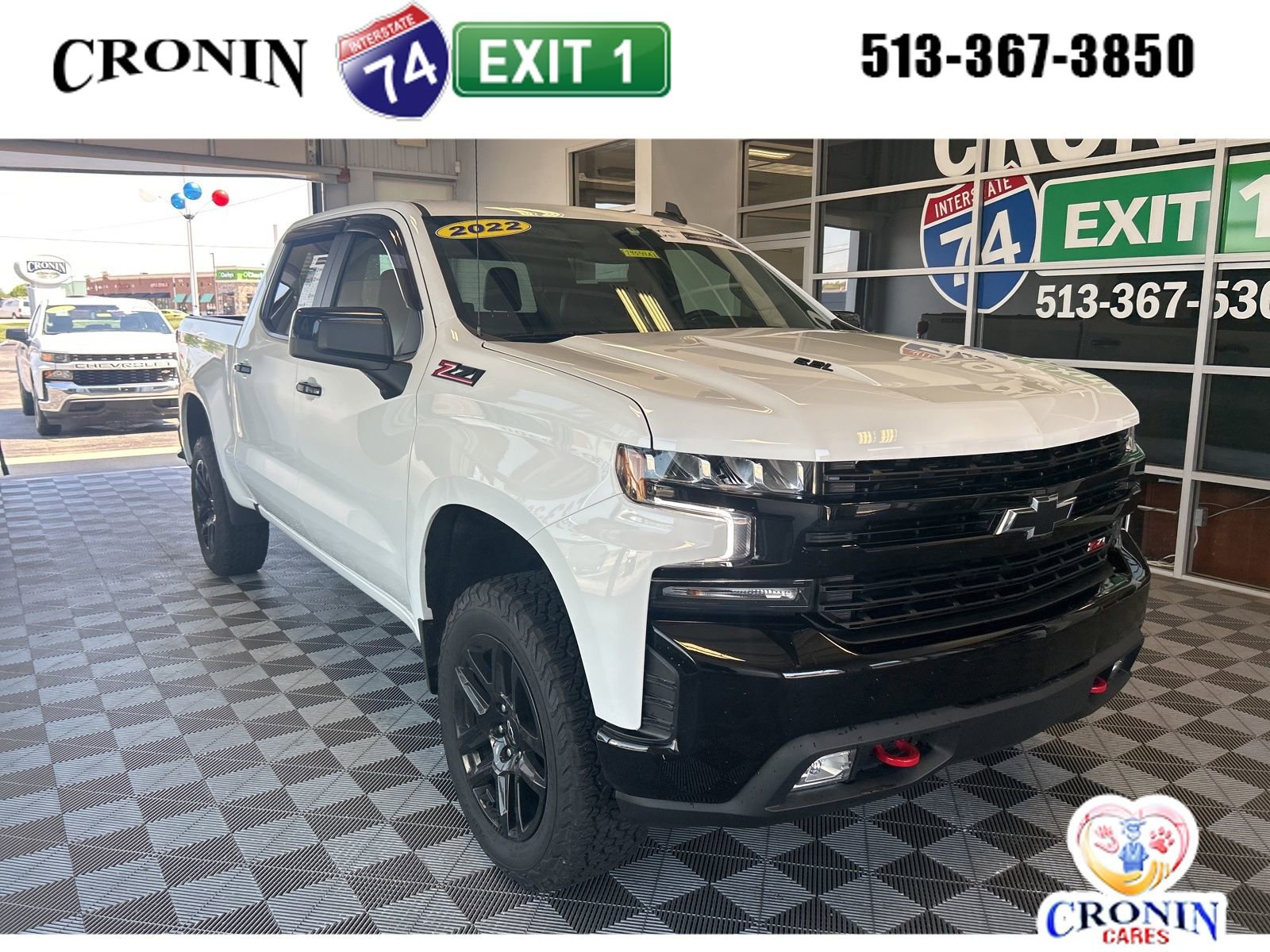 Used 2022 Chevrolet Silverado 1500 LT Trail Boss w/ Bed Protection Package AWD/4WD image 1
