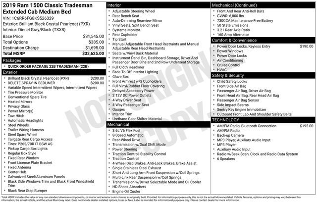 Used 2019 RAM 1500 Tradesman RWD image 11