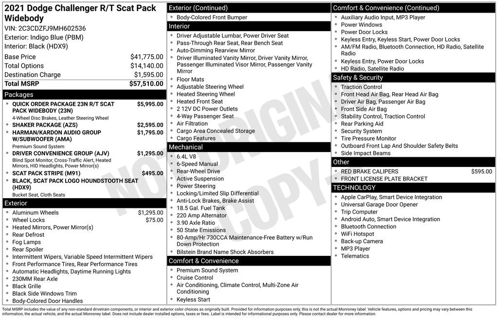 Used 2021 Dodge Challenger R/T Scat Pack image 39