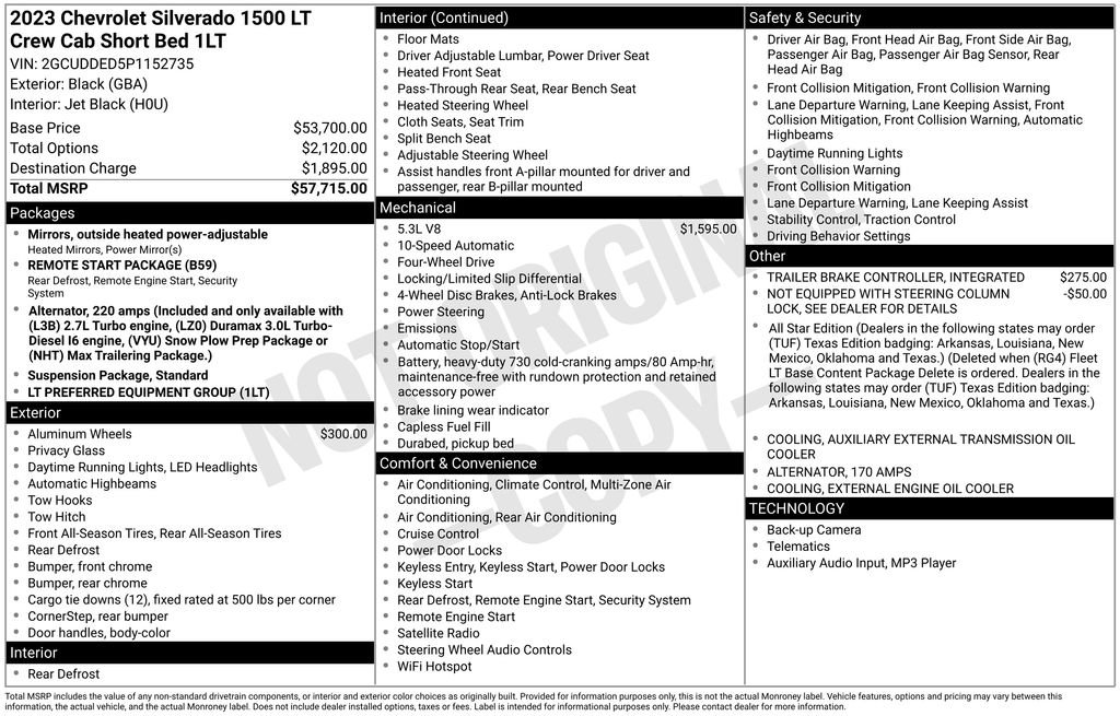 Used 2023 Chevrolet Silverado 1500 LT image 2