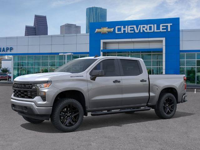 New 2026 Chevrolet Silverado 1500 Custom w/ Turbomax Blackout Package RWD image 2