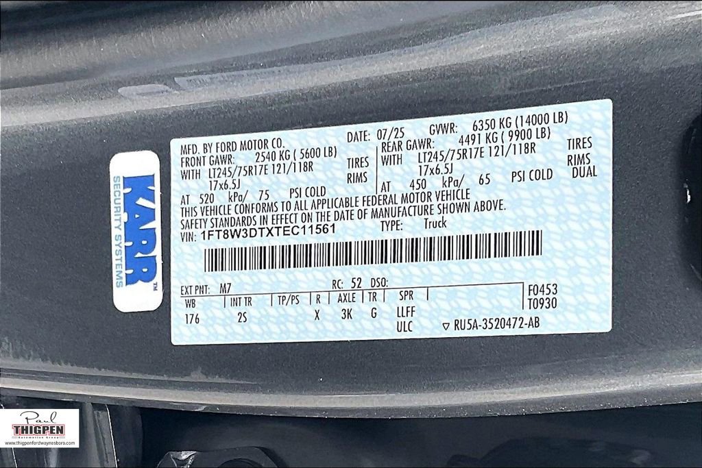 New 2026 Ford F350 XLT w/ XLT Premium Package AWD/4WD image 13
