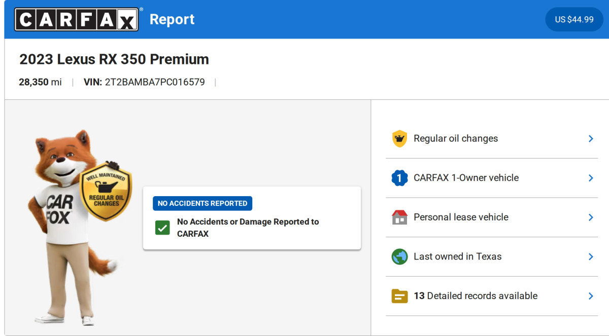Used 2023 Lexus RX 350 Premium w/ Cold Area Package image 6