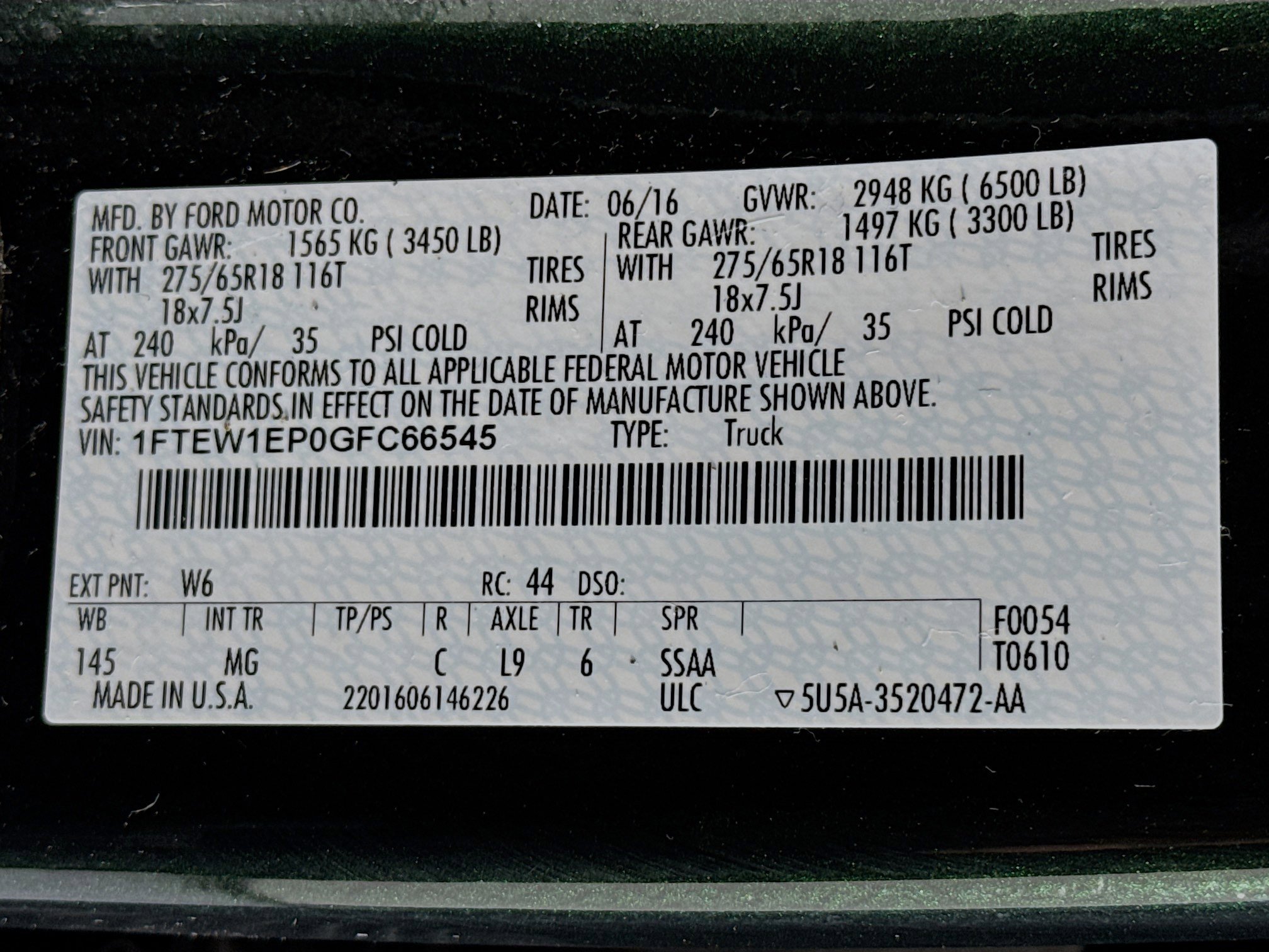 Used 2016 Ford F150 XLT w/ Equipment Group 302A Luxury image 30