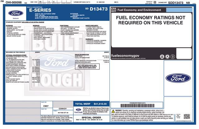 New 2025 Ford E-350 and Econoline 350 Super Duty w/ Power Equipment Group image 3