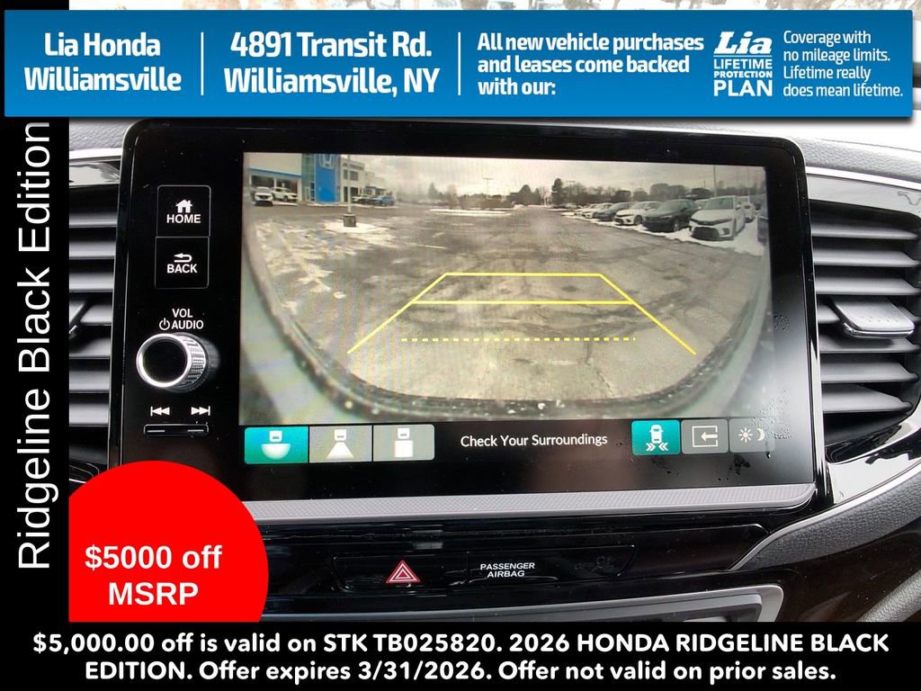 New 2026 Honda Ridgeline Black Edition image 18