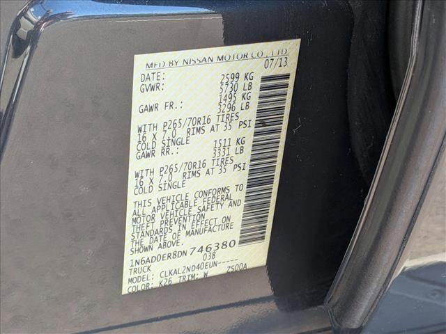 Used 2013 Nissan Frontier SV image 23