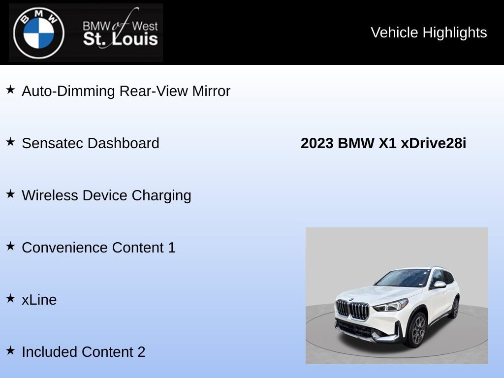 Used 2023 BMW X1 xDrive28i w/ Convenience Package AWD/4WD image 16