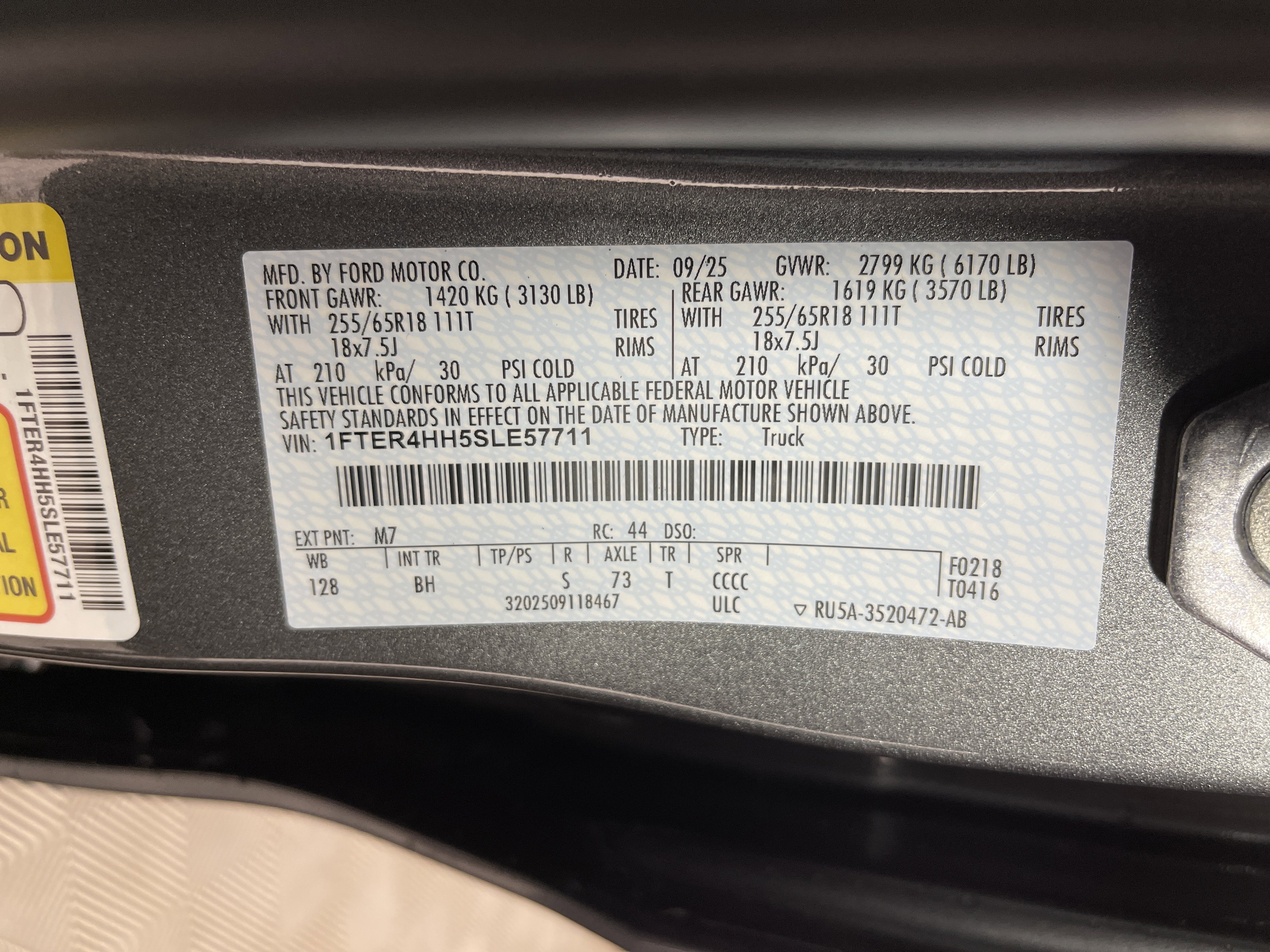 New 2025 Ford Ranger XLT image 28