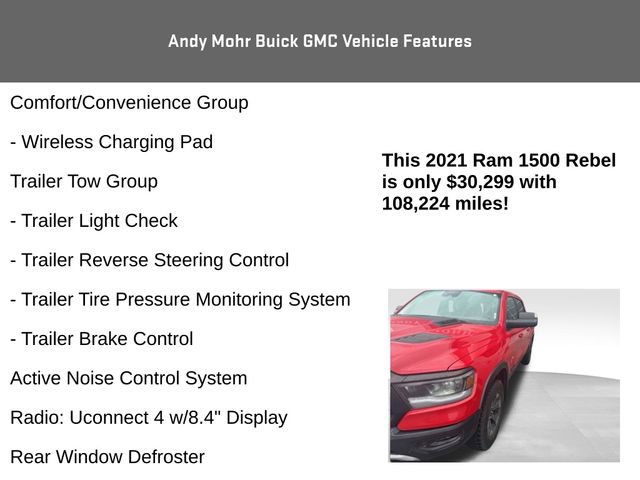 Used 2021 RAM 1500 Rebel w/ Level 2 Equipment Group image 11