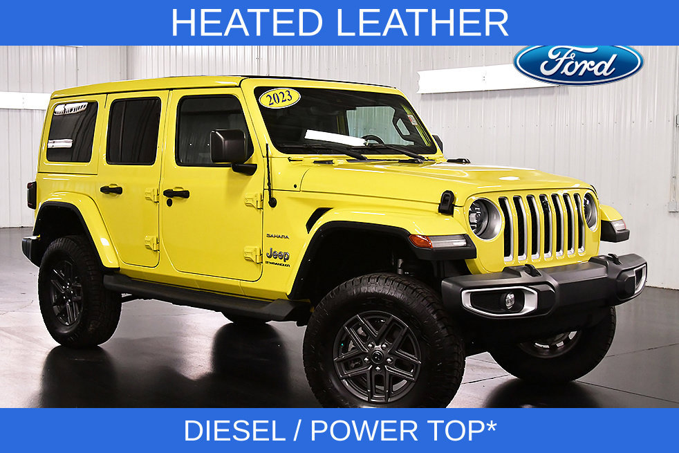 Used 2023 Jeep Wrangler Unlimited Sahara w/ LED Lighting Group