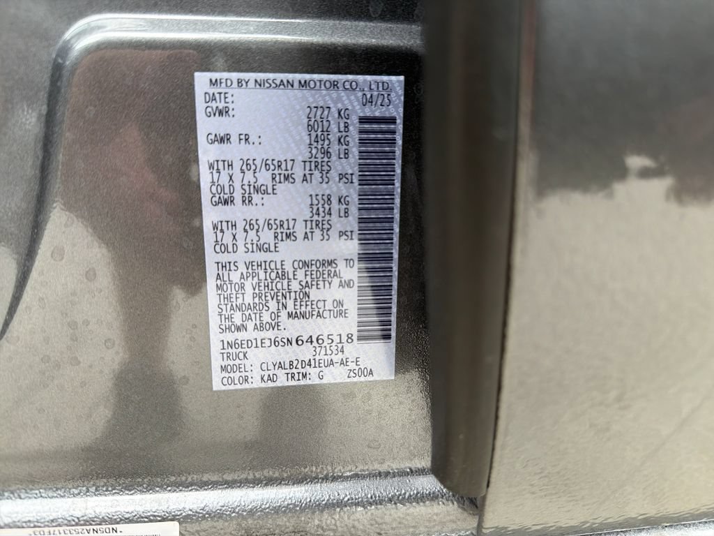 Used 2025 Nissan Frontier SV RWD image 31