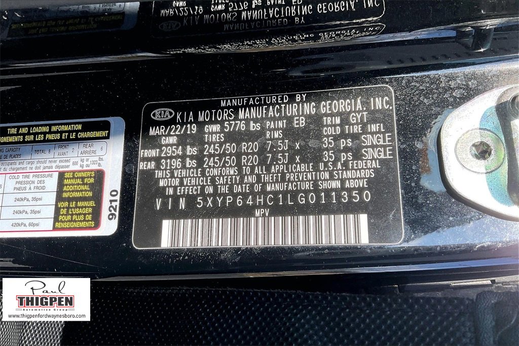 Used 2020 Kia Telluride S w/ S 8 Passenger Seating Package image 28