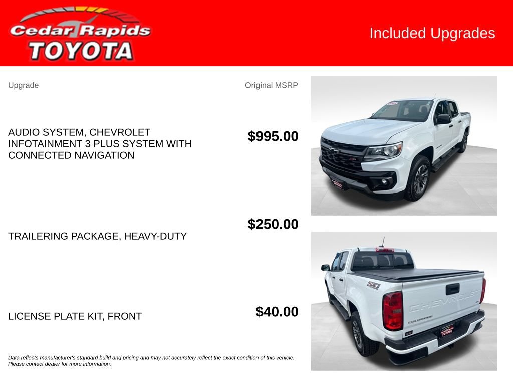 Used 2021 Chevrolet Colorado Z71 AWD/4WD image 6