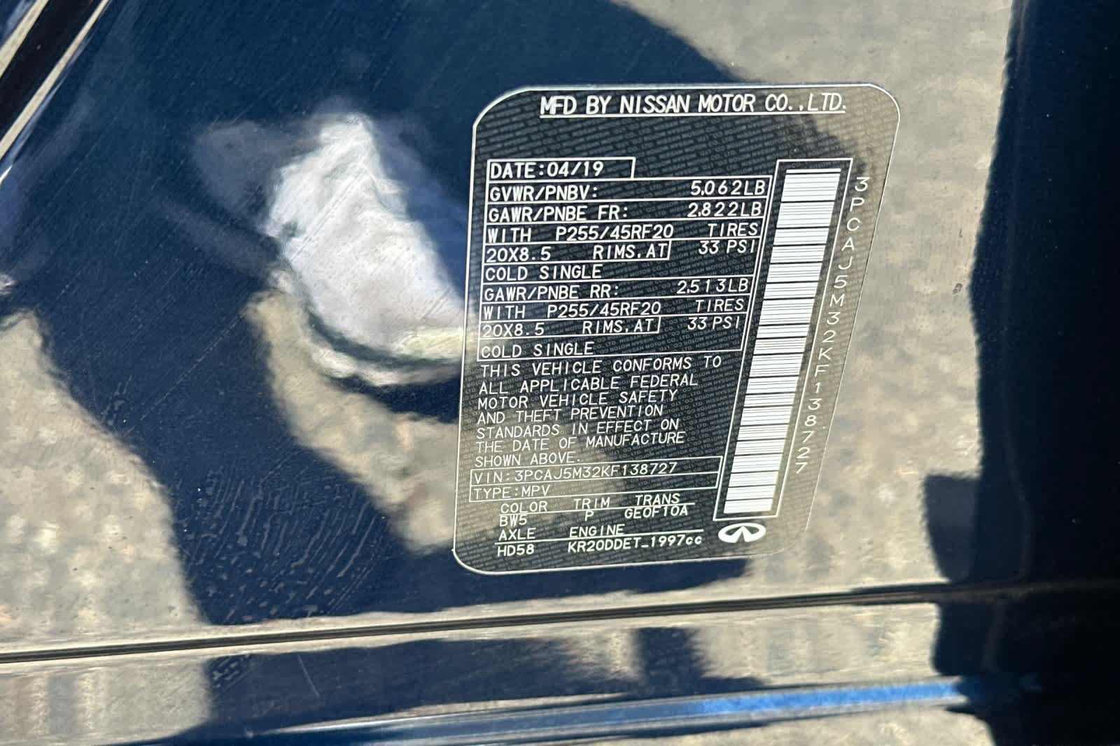 Used 2019 INFINITI QX50 Essential w/ Sensory Package AWD/4WD image 36