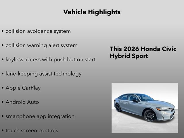 New 2026 Honda Civic Sport image 10