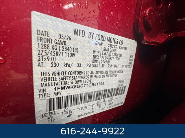New 2026 Ford Explorer ST w/ Sun And Sound Package AWD/4WD image 27