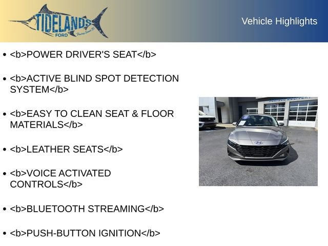 Used 2021 Hyundai Elantra Limited w/ Cargo Package image 12